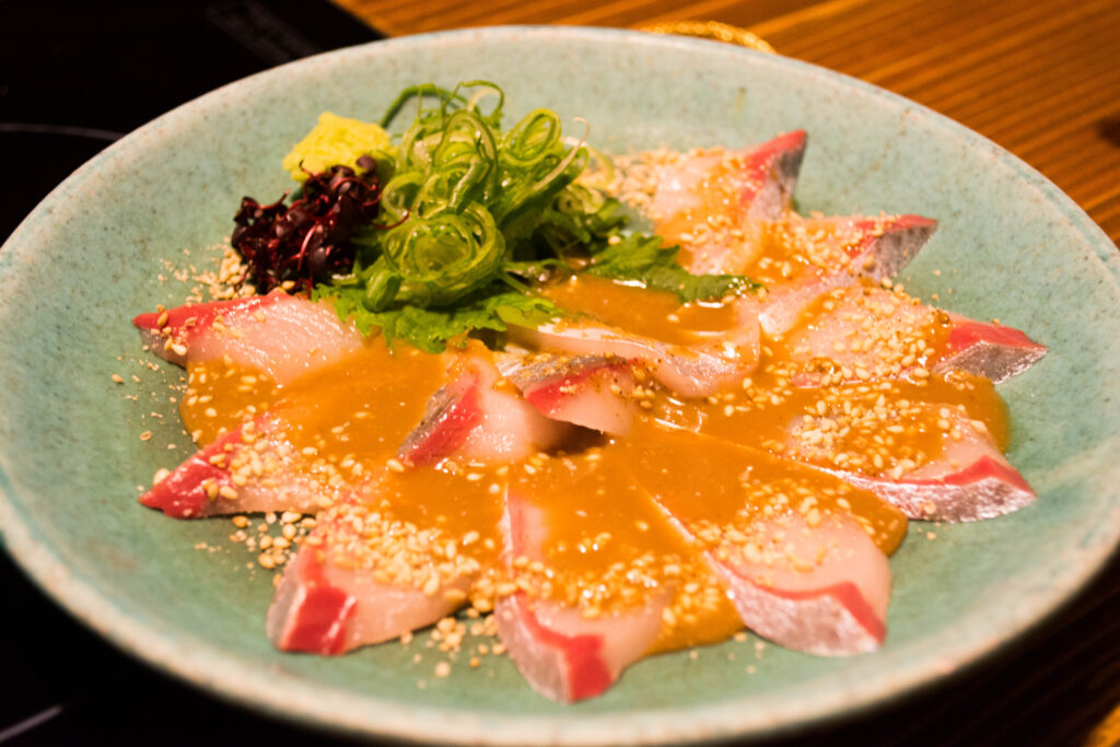 Goma Saba: fresh mackerel dish